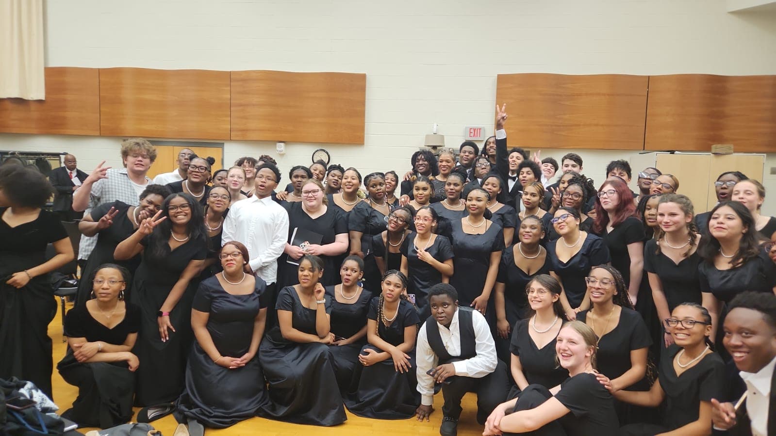 Songs of Solomon members gathered in rehearsal