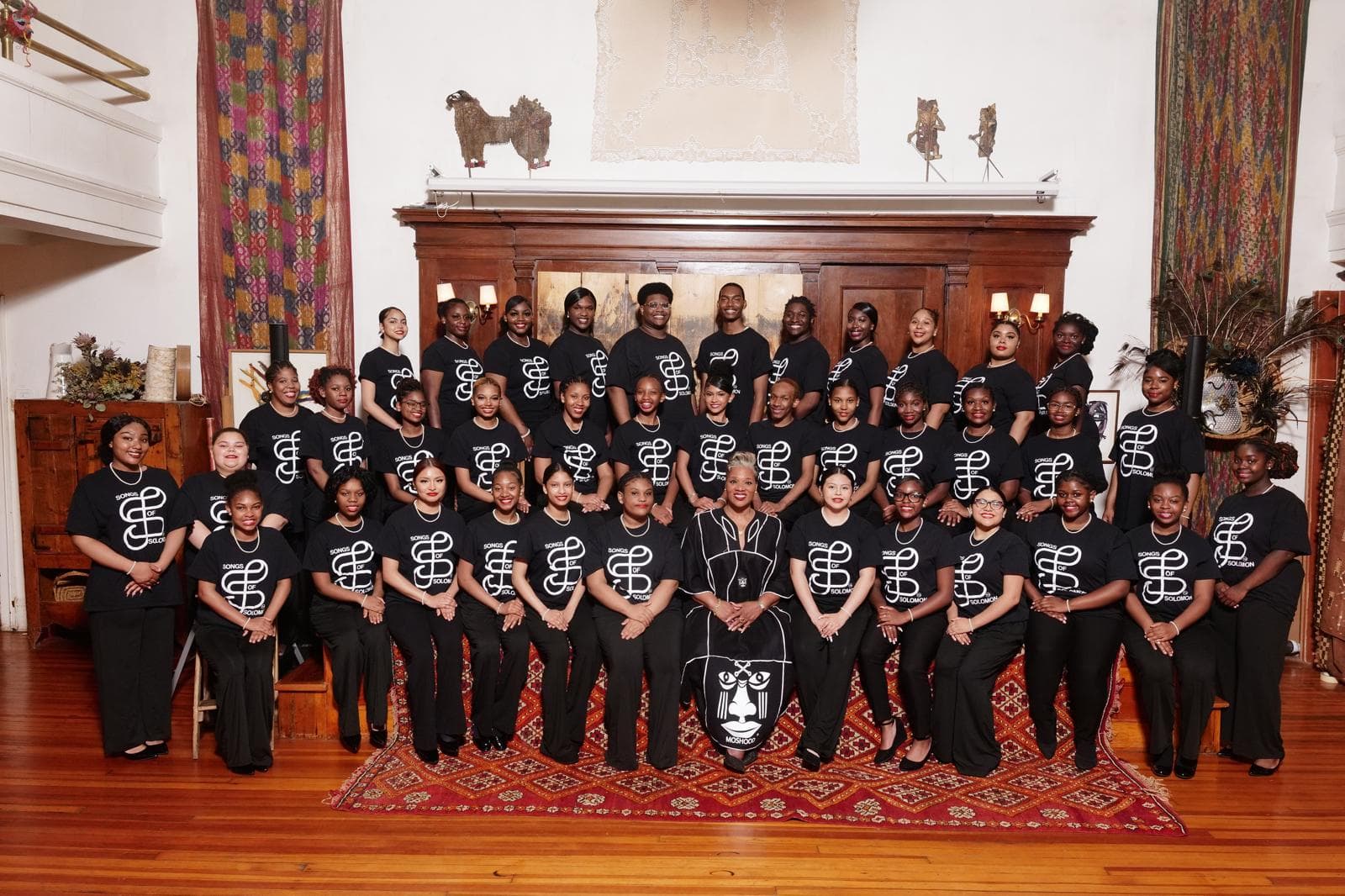 Songs of Solomon choir gathered with Bishop Chantel Renee Wright