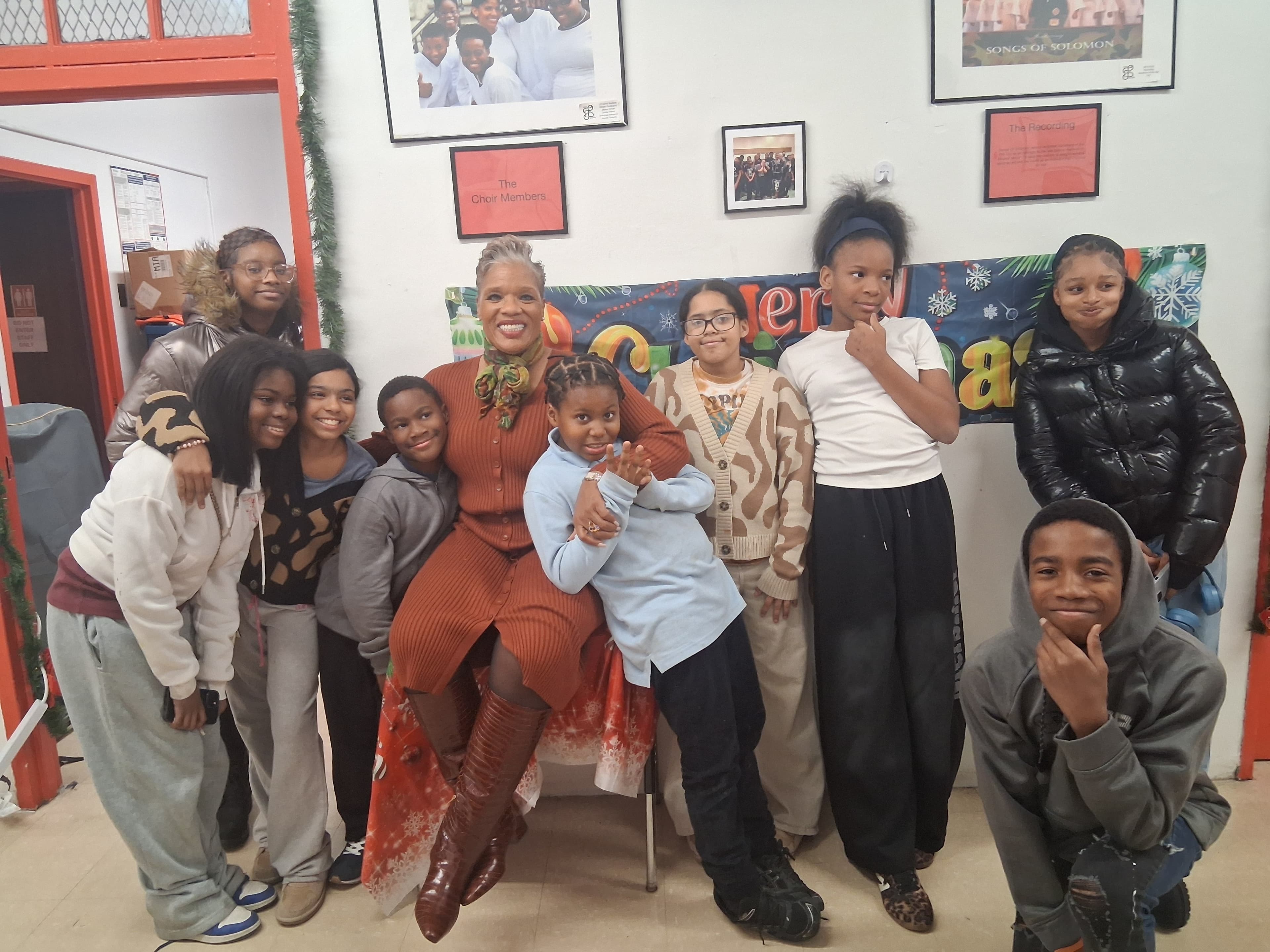 Young people gathered through Songs of Solomon community programming